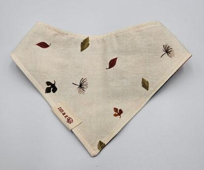 October Stroll – Reversible Snap-On Dog Bandana