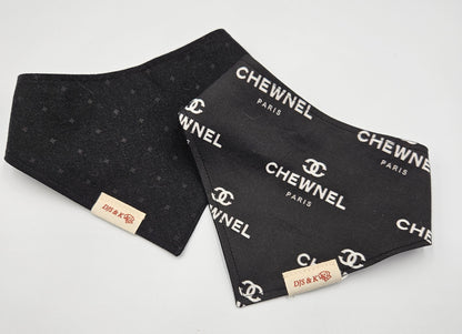 Chewnel – Heritage Luxe Reversible Snap-On Dog Bandana