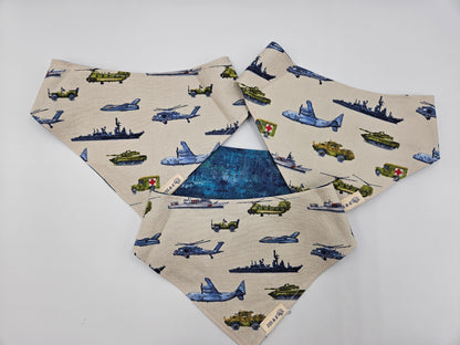 Flight Line – Reversible Snap-On Dog Bandana