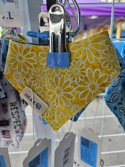 Country Sunshine - Reversible Snap-On Dog Bandana