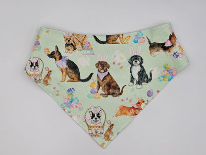 Easter Dogs – Reversible Snap-On Dog Bandana